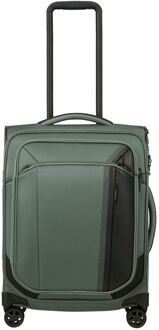 Samsonite Respark Spinner 55/20 cm Strict light sage zachte koffer lichtgewicht koffer pilotenkoffer Groen - H 55 x B 40 x D 20 cm