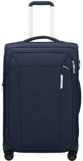 Samsonite Respark Spinner 67 Expandable midnight blue Zachte koffer Blauw - H 67 x B 43 x D 29 / 33