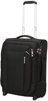 Samsonite Respark Upright 55 Expandable ozone black Zachte koffer Zwart - H 55 x B 40 x D 23 / 27