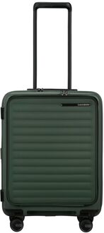 Samsonite Restackd frontpocket handbagage koffer 55 cm sage Groen