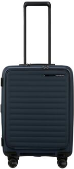 Samsonite Restackd Spinner 55 EXP Easy Acces midnight pilotenkoffer Blauw - H 55 x B 40 x D 23 cm