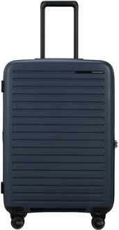 Samsonite Restackd Spinner 68 EXP midnight hardcase koffer Blauw - H 68 x B 46 x D 26 cm