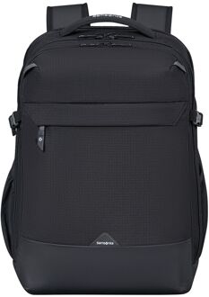 Samsonite Roadseeker Laptop Backpack L Expandable deep black weekendtas handbagage Zwart - H 47 x B 33 x D 22/26 cm
