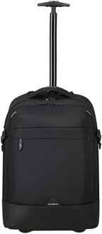 Samsonite Roadseeker Laptop Wheeled Backpack 17.3" deep black weekendtas handbagage Zwart - H 53 x B 39 x D 23 cm