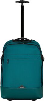 Samsonite Roadseeker Laptop Wheeled Backpack 17.3" deep teal weekendtas handbagage Groen - H 53 x B 39 x D 23 cm