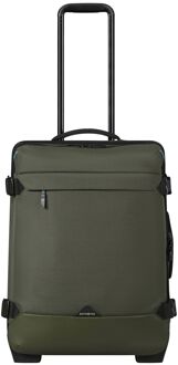 Samsonite Roadseeker Wheeled Duffle 55/20 Backpack dark olive weekendtas handbagage Groen - H 55 x B 40 x D 25 cm