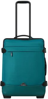 Samsonite Roadseeker Wheeled Duffle 55/20 Backpack deep teal weekendtas handbagage Groen - H 55 x B 40 x D 25 cm