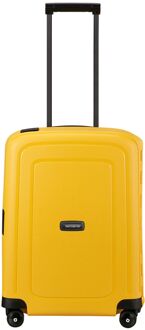 Samsonite S'Cure Spinner 55 citrus hardcase koffer Geel - H 55 x B 40 x D 20 cm