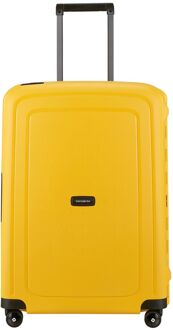 Samsonite S'Cure Spinner 69 citrus hardcase koffer Geel - H 69 x B 49 x D 29 cm