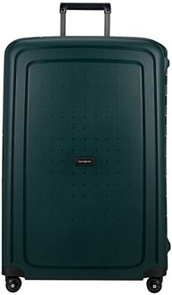 Samsonite S'Cure Spinner 81 dark teal hardcase koffer Groen - H 81 x B 55 x D 35 cm