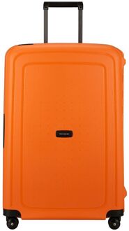 Samsonite S´Cure Spinner reiskoffer 75 cm apricot Oranje