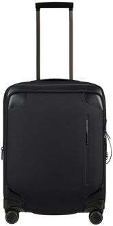 Samsonite Splendix Spinner 55 DF EXP black zachte koffer pilotenkoffer Zwart - H 55 x B 40 x D 23 cm