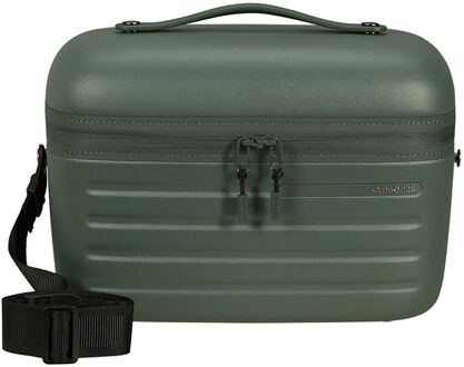 Samsonite Stackd Beauty Case sage hardcase koffer Groen - H 25 x B 35 x D 23 cm