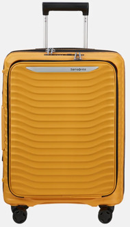 Samsonite Upscape Frontpocket handbagage koffer 55 cm yellow Geel