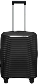 Samsonite Upscape Handbagage Spinner 55 cm - Uitbreidbaar 39/45 liter - 55x40x20/23 cm - black hardcase koffer lichtgewicht koffer Zwart - H 55 x B 40 x D 20 cm