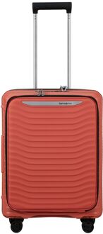 Samsonite Upscape Spinner 55/20 Expandable Easy Access clay hardcase koffer pilotenkoffer Oranje - H 55 x B 40 x D 23 cm