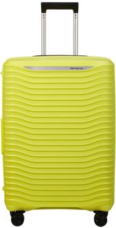 Samsonite Upscape Spinner 68/25 Expandable lime hardcase koffer Groen - H 68 x B 47 x D 28 cm