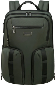 Samsonite Urban-Eye Backpack 15.6" 2 Pockets green backpack Groen - H 43 x B 30 x D 18