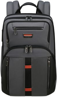 Samsonite Urban-Eye Laptop Backpack 14.1" grey/cognac backpack Grijs - H 41 x B 28 x D 16