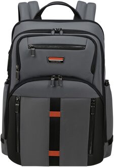 Samsonite Urban-Eye Laptop Backpack 15.6" grey/cognac backpack Grijs - H 43 x B 30 x D 20