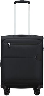 Samsonite Urbify Spinner 55 Exp black zachte koffer lichtgewicht koffer Zwart - H 55 x B 40 x D 23/26 cm