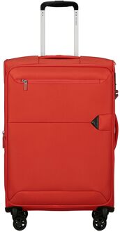 Samsonite Urbify Spinner 68 cm Expandable lava zachte koffer lichtgewicht koffer Rood - H 68 x B 43 x D 27 cm