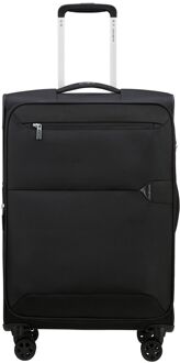 Samsonite Urbify Spinner 68 Exp black zachte koffer lichtgewicht koffer Zwart - H 68 x B 43 x D 27 cm
