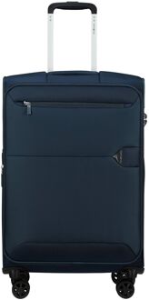 Samsonite Urbify Spinner 68 Exp navy blue zachte koffer lichtgewicht koffer Blauw - H 68 x B 43 x D 27 cm