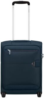 Samsonite Urbify Upright 45 Underseater navy blue zachte koffer lichtgewicht koffer Blauw - H 45 x B 35 x D 20 cm