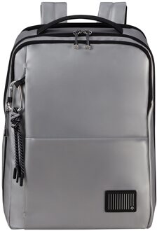 Samsonite Wander Last Backpack 14.1" metallic silver backpack Zilver - H 42 x B 27 x D 16.5
