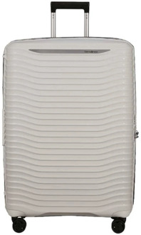 Samsonite Witte Trolley Koffer met Schokabsorberende Wielen Samsonite , White , Unisex - ONE Size