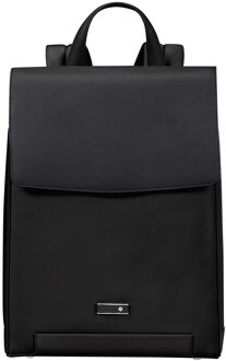 Samsonite Zalia 3.0 Backpack W/Flap 14.1" black backpack Zwart - H 37 x B 28 x D 9