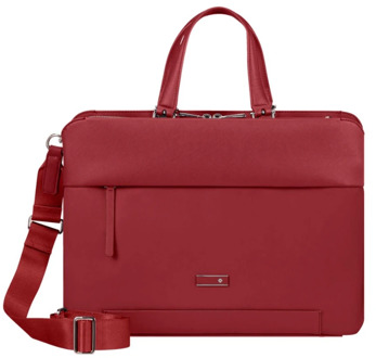 Samsonite Zalia 3.0 Bailhandle 3 Comp 14.1" dark red Rood - H 29 x B 39 x D 12