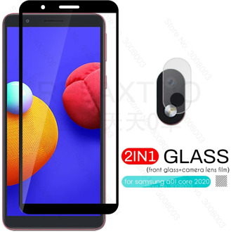 samsun a 01 core glass camera protector for samsung galaxy a01 core a01core sm-a013f/ds 5.3'' phone screen protective film cover