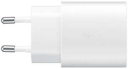 Samsung 25W Oplader Fast Charging adapter USB-C excl. kabel Oplader Wit