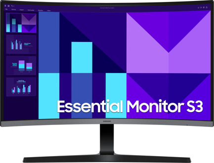 Samsung 27" Essential Monitor S3 S39GD FHD 100Hz Black