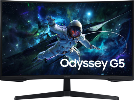 Samsung 32 Inch Odyssey G5 G55C QHD 165Hz Curved Gaming Monitor Black