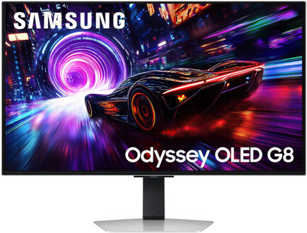Samsung 32 Inch Odyssey OLED G8 G81SF UHD 240Hz Gaming Monitor Zilver