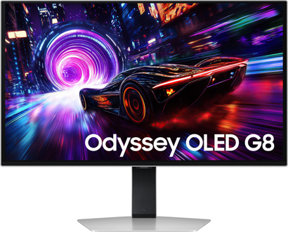 Samsung 32 Inch Odyssey OLED G8 G81SF UHD 240Hz Gaming Monitor Zilver