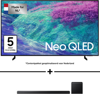 Samsung 55" QN1EF & QS700F bundel Phantom Black