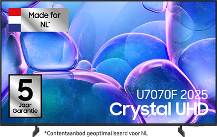 Samsung 75" Crystal UHD Smart TV U7070F (2025) Black