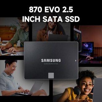 SAMSUNG 870 EVO 250GB 2.5 inch SATA SSD Solid State Drive SATA3.0 Interface High-speed Read&Write Speed Wide Compatibility