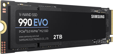Samsung 990 EVO - Interne SSD - 2 TB - PCIe 4.0 x4