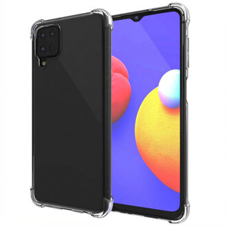 Samsung A12 hoesje - Samsung Galaxy A12 hoesje - hoesje Samsung A12 - hoesje Samsung Galaxy A12 - A12 hoesje - Galaxy A12 hoesje - Siliconen hoesje - Transparant - iMoshion Shockproof Case