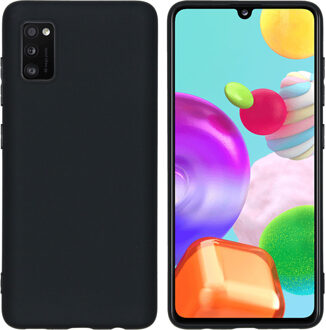 Samsung A41 hoesje - hoesje Samsung A41 - Samsung Galaxy A41 hoesje - A41 hoesje - telefoonhoesje Samsung A41 - hoesje A41 Samsung - Siliconen hoesje - Zwart - iMoshion Color Backcover