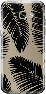 Samsung A5 2017 transparant hoesje - Palm leaves silhouette
