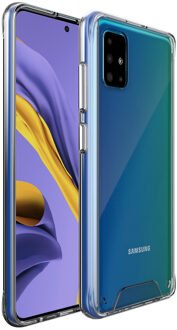 Samsung a51 hoesje - hoesje Samsung a51 - Samsung Galaxy a51 hoesje - Samsung a51 case - Samsung a51 hoesje transparant - Siliconen hoesje - Transparant - Accezz Xtreme Impact Backcover