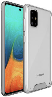 Samsung A71 hoesje - Samsung Galaxy A71 hoesje - hoesje Samsung A71 - A71 hoesje - hoesje A71 Samsung - Galaxy A71 hoesje - Siliconen hoesje - Transparant - Accezz Xtreme Impact Backcover