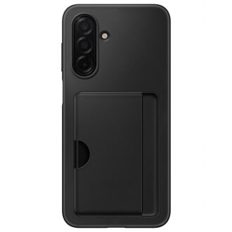 Samsung Card Slot Case voor Galaxy A26 Telefoonhoesje Zwart