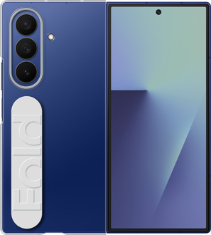 Samsung Clear Grip Case voor Samsung Galaxy Z Fold7 5G Telefoonhoesje Transparant